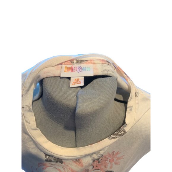 Lularoe Dahl Shirt ,X S, Multicolor Floral Print very soft and light weight - Picture 7 of 9